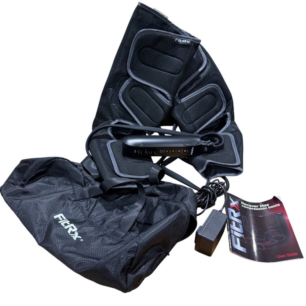 FitRX Recover Max Compression Boots NEW Heated Therapy Remote 3 Modes - Picture 4 of 7